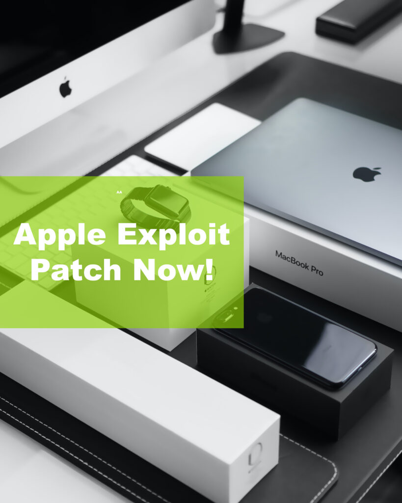 Apple Exploit patch now, update your apple device