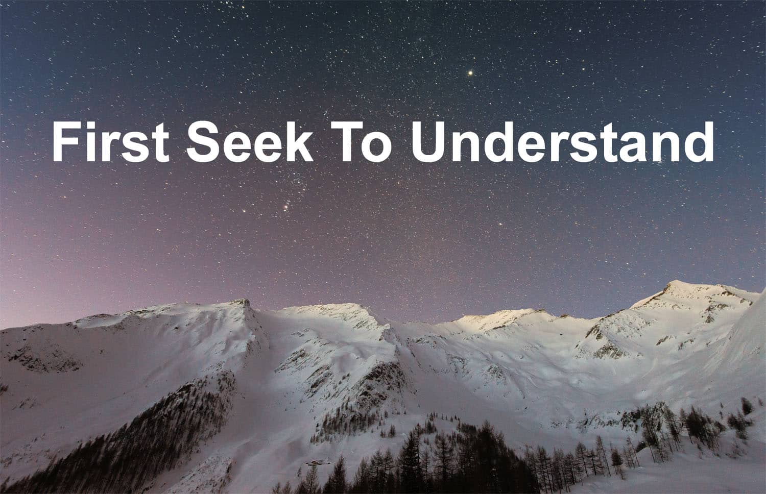 Seek to Understand | IT Consulting | Solving Root Problems