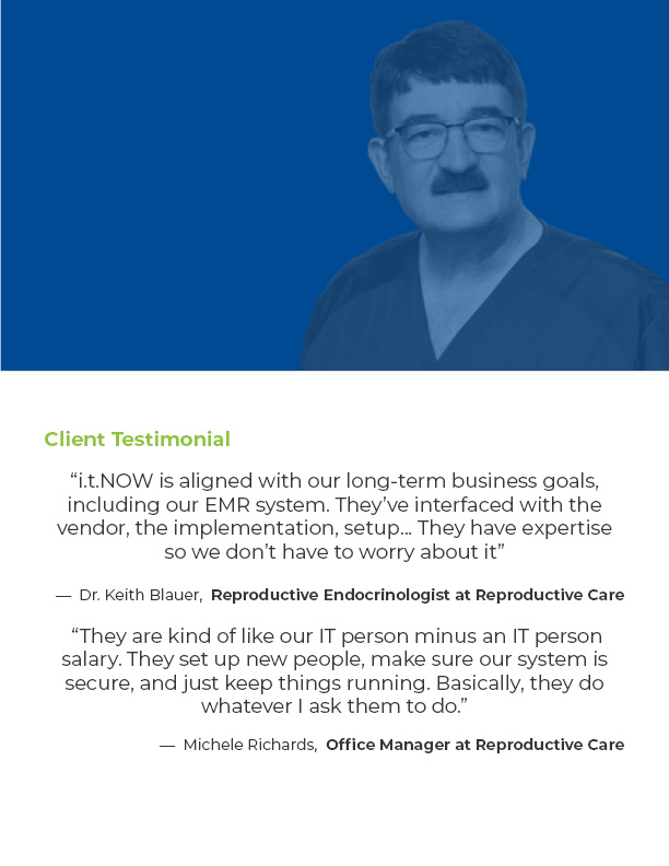 Reproductive Care client testimonial